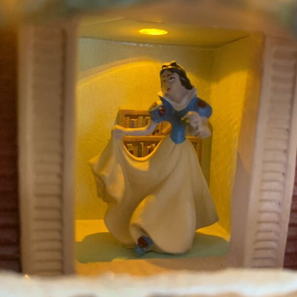 Bradford Exchange Disney Twas The Night Before Christmas Illuminated House Story - Picture 12 of 16